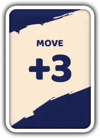 Oops World move three card