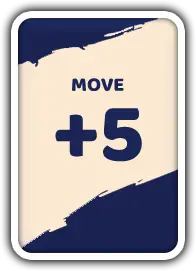 Oops World move five card