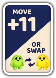 Oops World swap player power card